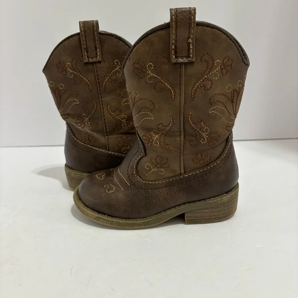 Cat & Jack Brown Kids Boots